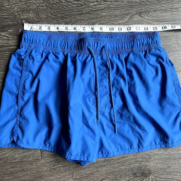 H&M Swim Trunks Bundle of 2 Men's Size Medium 32 Tribal Blue Shorts Pocket 3" 5" - Picture 6 of 8